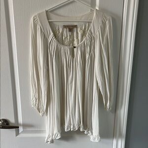 Women's Cream flowy Top